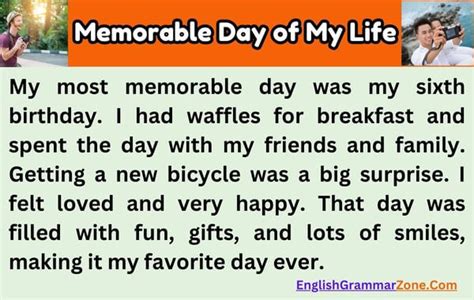 short story of 200 words|A Memorable Day in My Life [100, 120, 150, 200.
